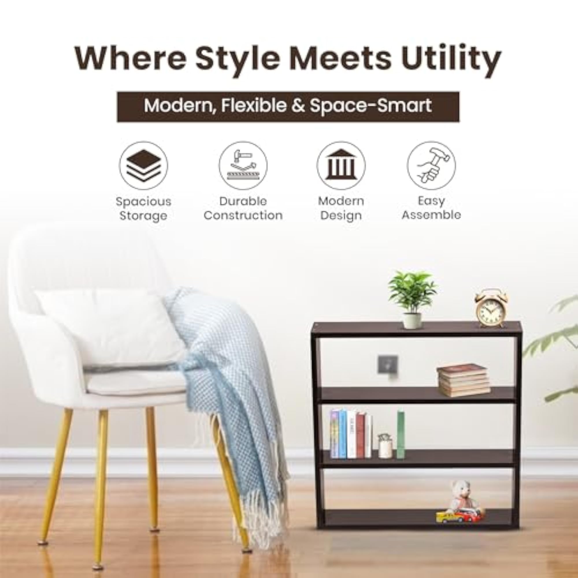 YOVA Interior Wall Shelf for Kitchen Storage